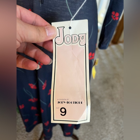 Vintage NWT Jody T of California Dress, Vtg Sz 9, Modern Size XS - Picture 5 of 5